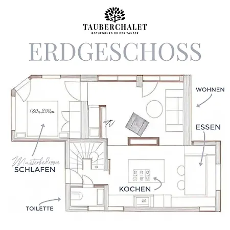 Casa de Férias Tauberchalet I Whirlpool, Sauna, & Detoxvibes I Privates Boutiquechalet Fuer Bis 6 Personen